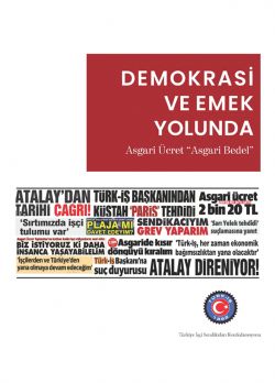 DEMOKRASİ VE EMEK YOLUNDA ASGARİ BEDEL