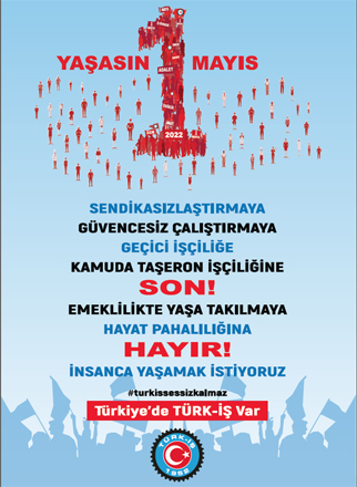 1 MAYIS BİLDİRİSİ YAYINDA